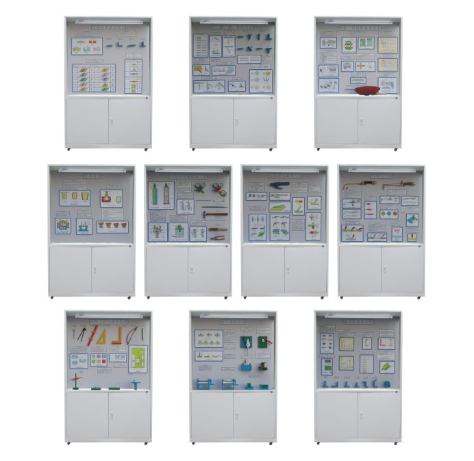 FZHM-10型《焊、鉚工工藝學(xué)》示教陳列柜