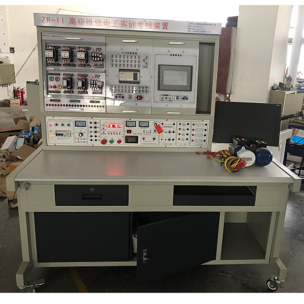 高級維修電工考核示教實訓臺,機床夾具同步語音講解實訓臺