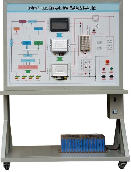 DYDC-77電動汽車電池成組及電池管理系統(tǒng)安裝實訓臺